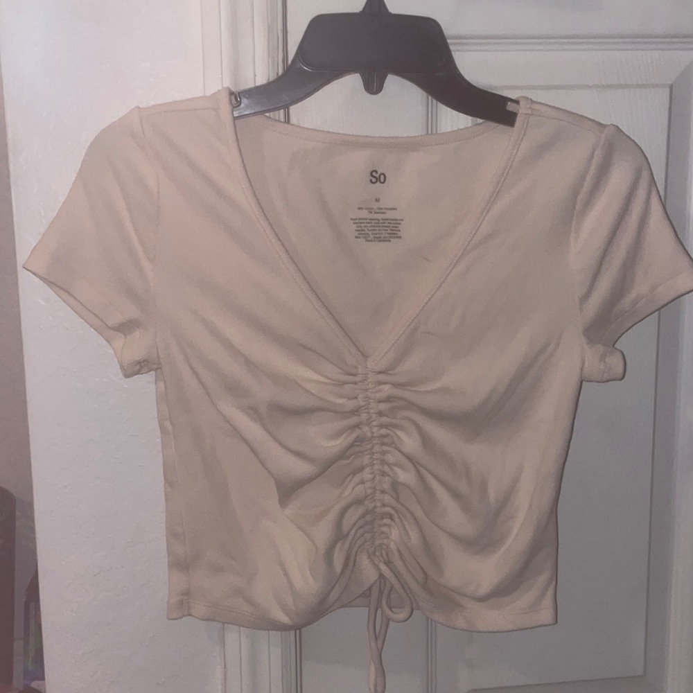 Tie in the front crop top